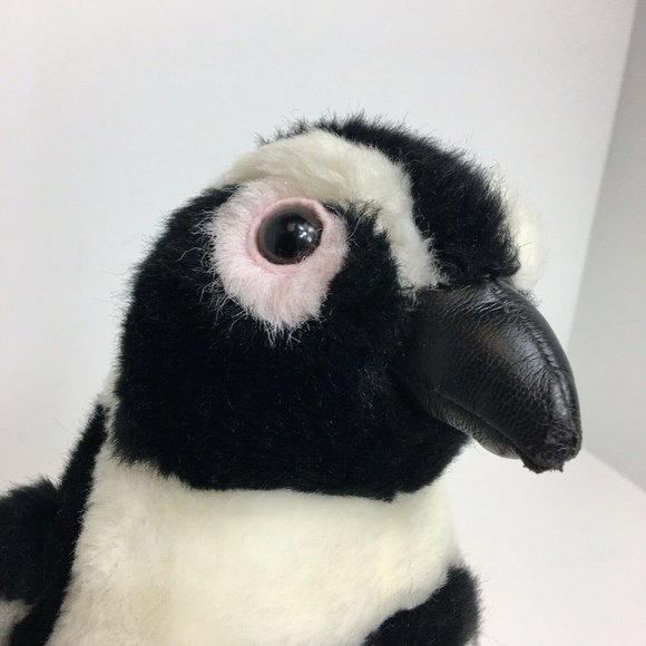 The Petting Zoo Penguin Plush 10" Standing Stuffed Animal Black White Arctic Toy - Picture 4 of 12